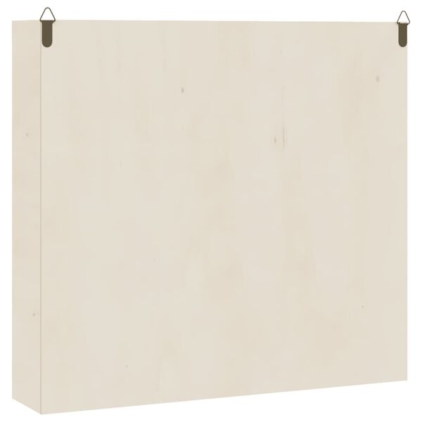 vidaXL Ξύλινη συλλεκτική βιτρίνα με πόρτες 40x8,5x37 εκ.