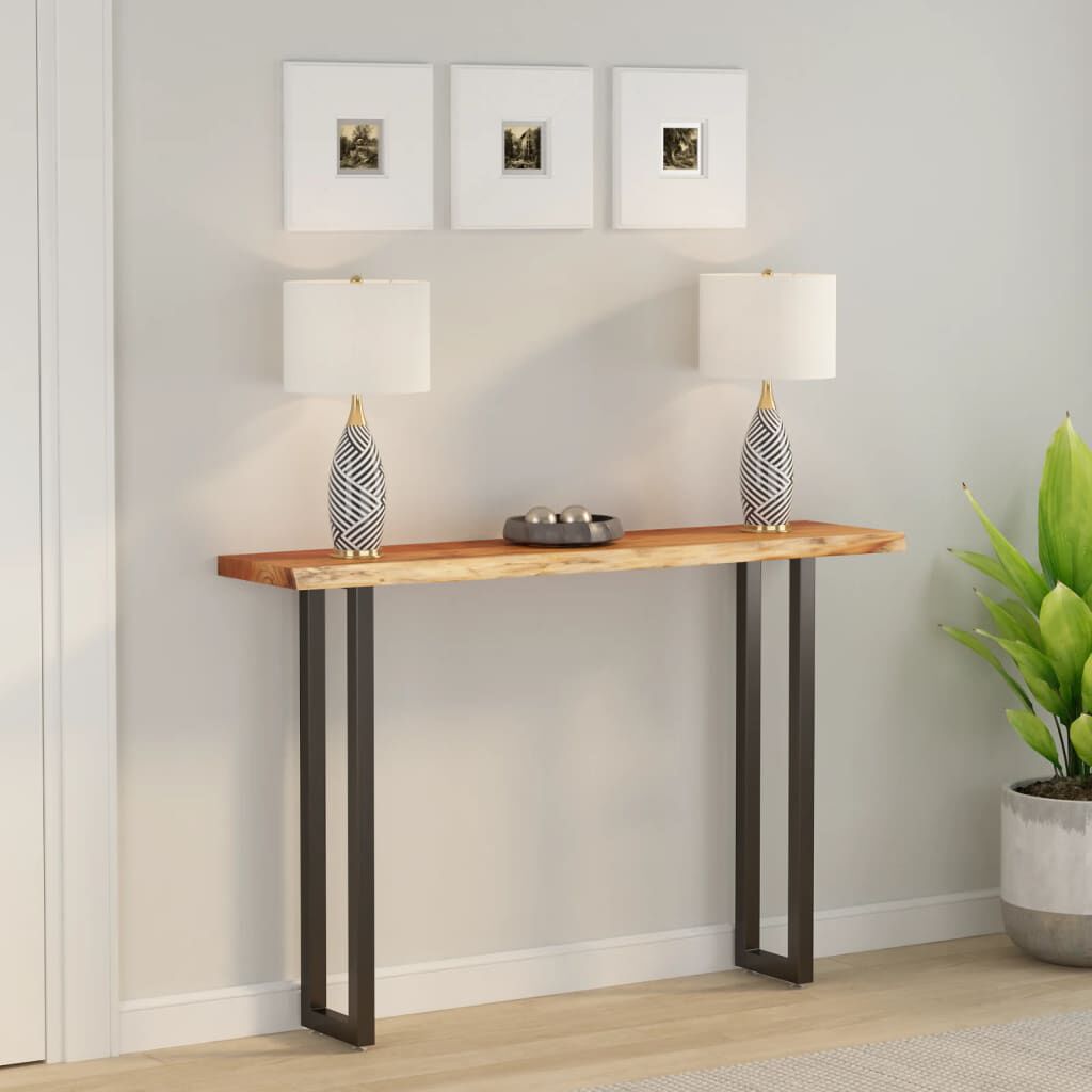 vidaXL Επιφάνεια Τραπεζιού Ορθογώνια 140x30x2,5 εκ. Μασίφ Ξύλο Ακακίας