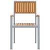 vidaXL Καρέκλα Κήπου 4 pcs Καφέ 56 x 57 x 87εκ. Μασίφ ξύλο ακακίας
