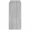 vidaXL Μπουφές με LED Γκρι Sonoma 115,5 x 30 x 75 εκ.