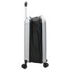 vidaXL Βαλίτσα με κλειδαριά Ασημί 34 x 23 x 55.5 εκ. ΑΒΣ Πλαστικό