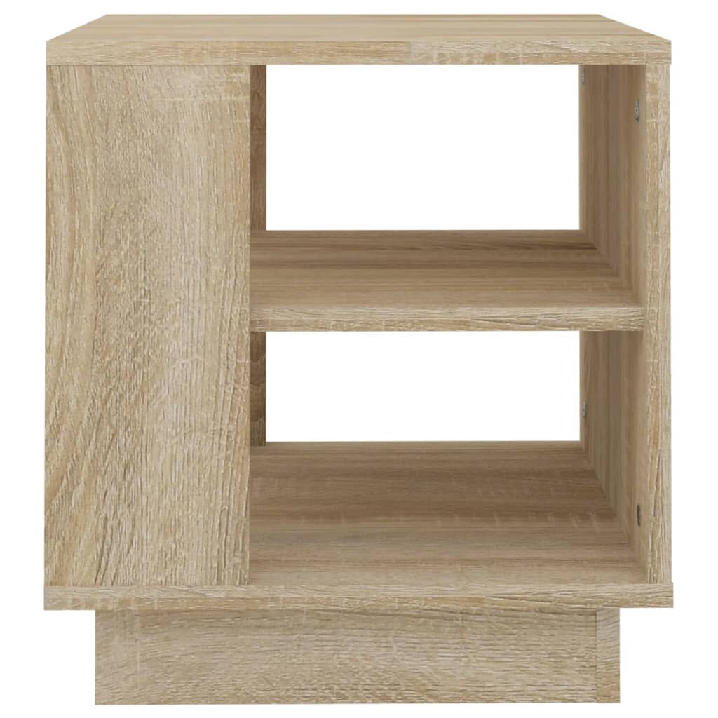 vidaXL Τραπεζάκι Σαλονιού Sonoma Δρυς 40x40x43 εκ. Επεξεργασμένο Ξύλο