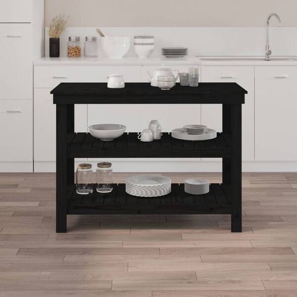 vidaXL &Pi;ά&gamma;&kappa;&omicron;&sigmaf; &Epsilon;&rho;&gamma;&alpha;&sigma;ί&alpha;&sigmaf; &Mu;&alpha;ύ&rho;&omicron;&sigmaf; 110,5x50x80 &epsilon;&kappa;. &alpha;&pi;ό &Mu;&alpha;&sigma;ί&phi; &Xi;ύ&lambda;&omicron; &Pi;&epsilon;ύ&kappa;&omicron;&upsilon;