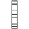 vidaXL Βιβλιοθήκη με 4 Ράφια Γκρι Sonoma 60x30x140 εκ. Επεξεργ. Ξύλο