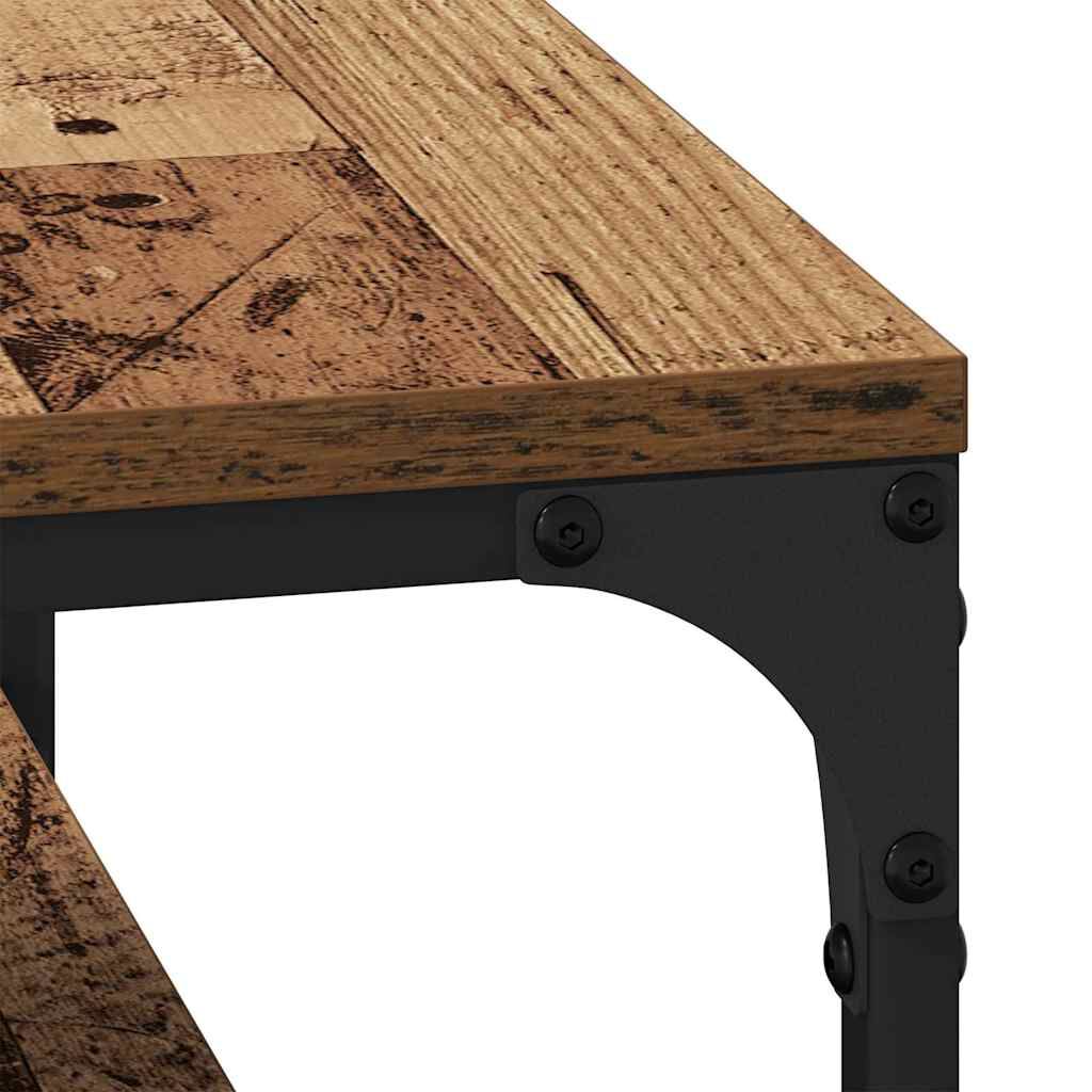vidaXL Τραπεζάκι σαλονιού Παλαιό ξύλο 80 x 50 x 40 cm