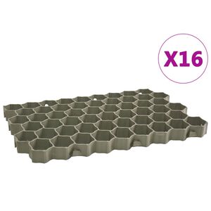 vidaXL &Pi;&lambda;έ&gamma;&mu;&alpha; &Gamma;&kappa;&alpha;&zeta;ό&nu; 16 &tau;&epsilon;&mu;. &Pi;&rho;ά&sigma;&iota;&nu;&omicron; 60 x 40 x 3 &epsilon;&kappa;. &Pi;&lambda;&alpha;&sigma;&tau;&iota;&kappa;ό