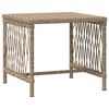 vidaXL Ξαπλώστρα 2-πρόσωπο 2 pcs Μπεζ 35 x 35 x 32 εκ. συνθετικό ρατάν