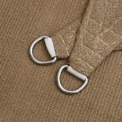 vidaXL Πανί Σκίασης Taupe 5 x 7 μ. από HDPE 160 γρ/μ²