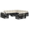 vidaXL &Sigma;&epsilon;&tau; &Kappa;&alpha;&nu;&alpha;&pi;έ &Kappa;ή&pi;&omicron;&upsilon; 14 pcs &Mu;&alpha;ύ&rho;&omicron; &kappa;&alpha;&iota; &Kappa;&rho;&epsilon;&mu; &Lambda;&epsilon;&upsilon;&kappa;ό &sigma;&upsilon;&nu;&theta;&epsilon;&tau;&iota;&kappa;ό &rho;&alpha;&tau;ά&nu;