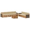 vidaXL &Sigma;&epsilon;&iota;&rho;ά &Kappa;&alpha;&nu;&alpha;&pi;έ &Epsilon;&xi;&omega;&tau;&epsilon;&rho;&iota;&kappa;&omicron;ύ &mu;&epsilon; &mu;&alpha;&xi;&iota;&lambda;ά&rho;&iota; 8 pcs &Phi;&upsilon;&sigma;&iota;&kappa;ό &kappa;&alpha;&iota; &Mu;&pi;&epsilon;&zeta;