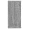vidaXL Ραφιέρες Τοίχου Κύβος 2 τεμ Γκρι Sonoma 100x15x30εκ. Επεξ. Ξύλο