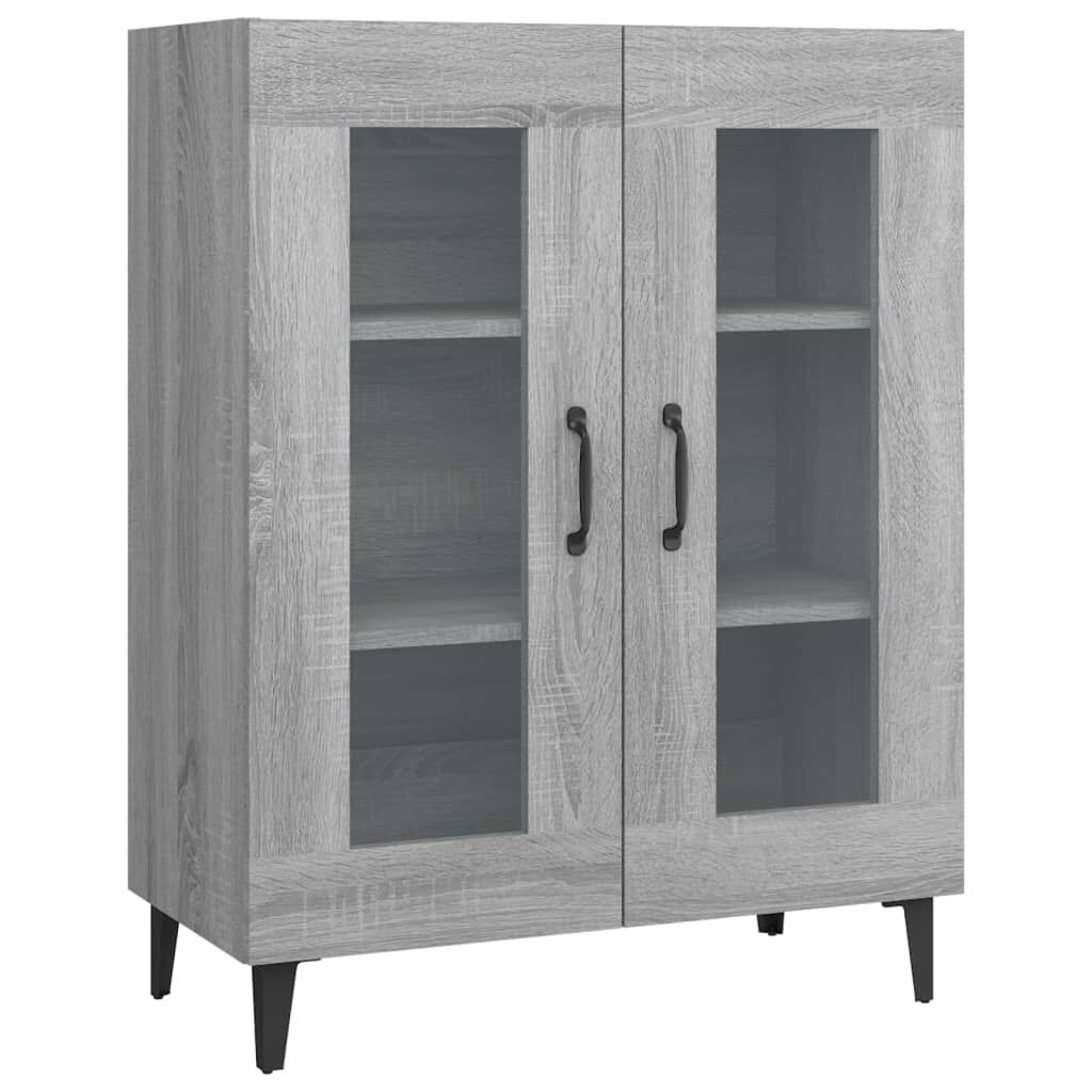 vidaXL Ντουλάπι Γκρι Sonoma 69,5 x 34 x 90 εκ. από Επεξεργασμένο Ξύλο