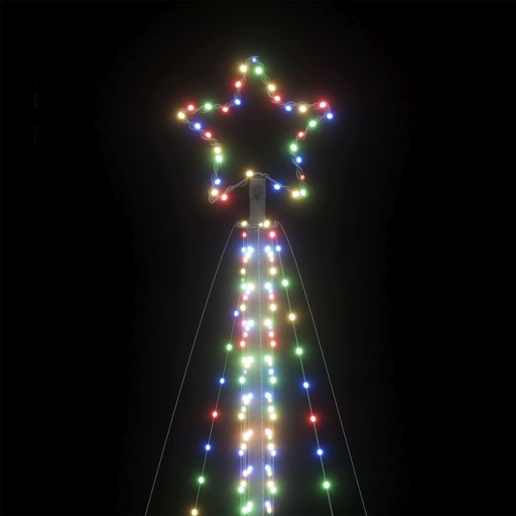 vidaXL Χριστουγεννιάτικο δέντρο LED 789 LED πολύχρωμα 476 εκ.