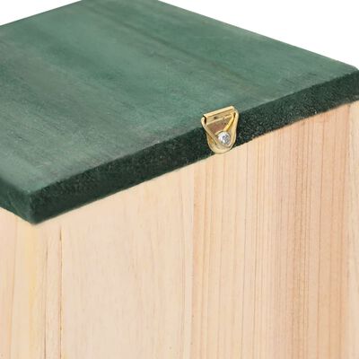 vidaXL Φωλιές Πουλιών 10 τεμ. 12 x 12 x 22 εκ. από Μασίφ Ξύλο Ελάτης
