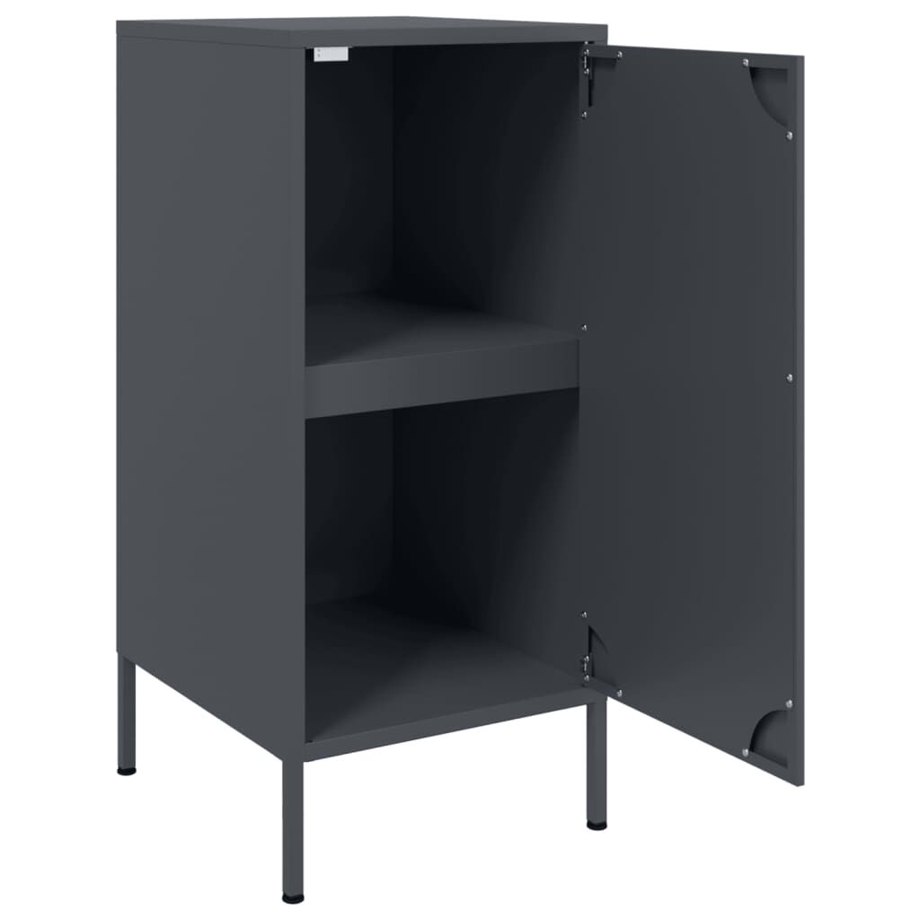 vidaXL Ντουλάπι Ανθρακί 36x39x79 εκ. από Χάλυβα
