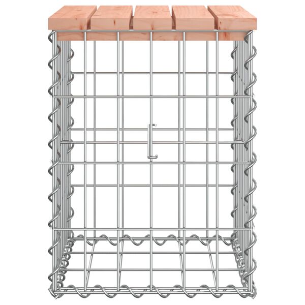vidaXL Πάγκος Κήπου Συρματοκιβώτιο 33 x 31 x 42 εκ. Μασίφ Ψευδοτσούγκα