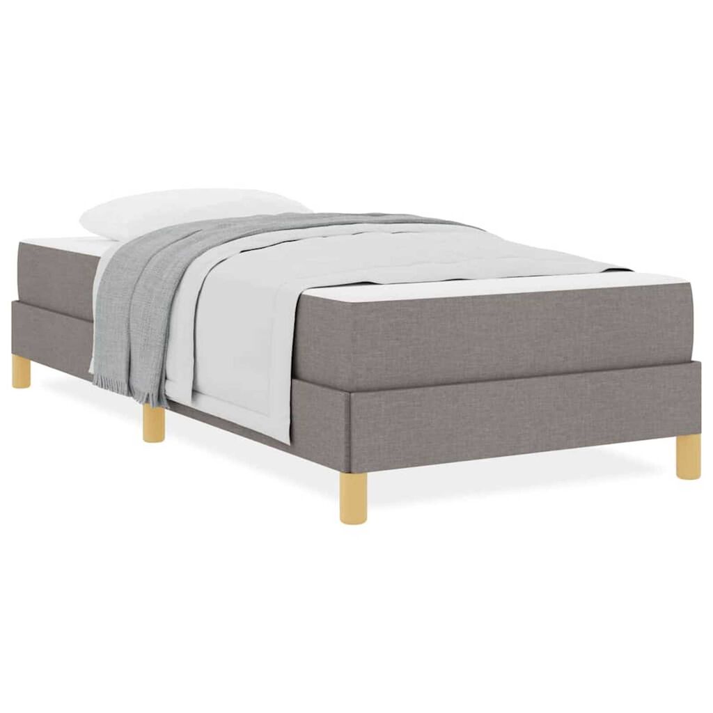 vidaXL Κρεβάτι με ελατήρια Ταμπά και Καφέ 100 x 200 cm