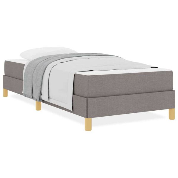 vidaXL Κρεβάτι με ελατήρια Ταμπά και Καφέ 100 x 200 cm