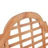 vidaXL Παγκάκι Κήπου 127 x 58,5 x 92,5 εκ. από Μασίφ Ξύλο Teak