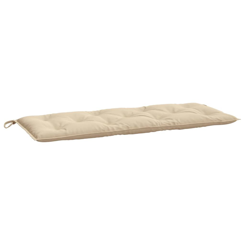 vidaXL Μαξιλάρι Πάγκου Κήπου Μπεζ 120x50x7 εκ. Ύφασμα Oxford