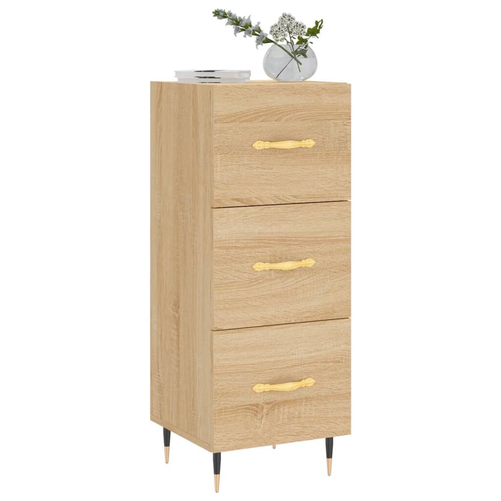 vidaXL Ντουλάπι Sonoma Δρυς 34,5x34x90 εκ. από Επεξεργασμένο Ξύλο