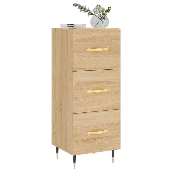vidaXL Ντουλάπι Sonoma Δρυς 34,5x34x90 εκ. από Επεξεργασμένο Ξύλο