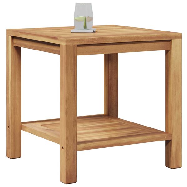 vidaXL Τραπεζάκι σαλονιού Καφέ 45 x 45 x 45 cm Μασίφ ξύλο teak