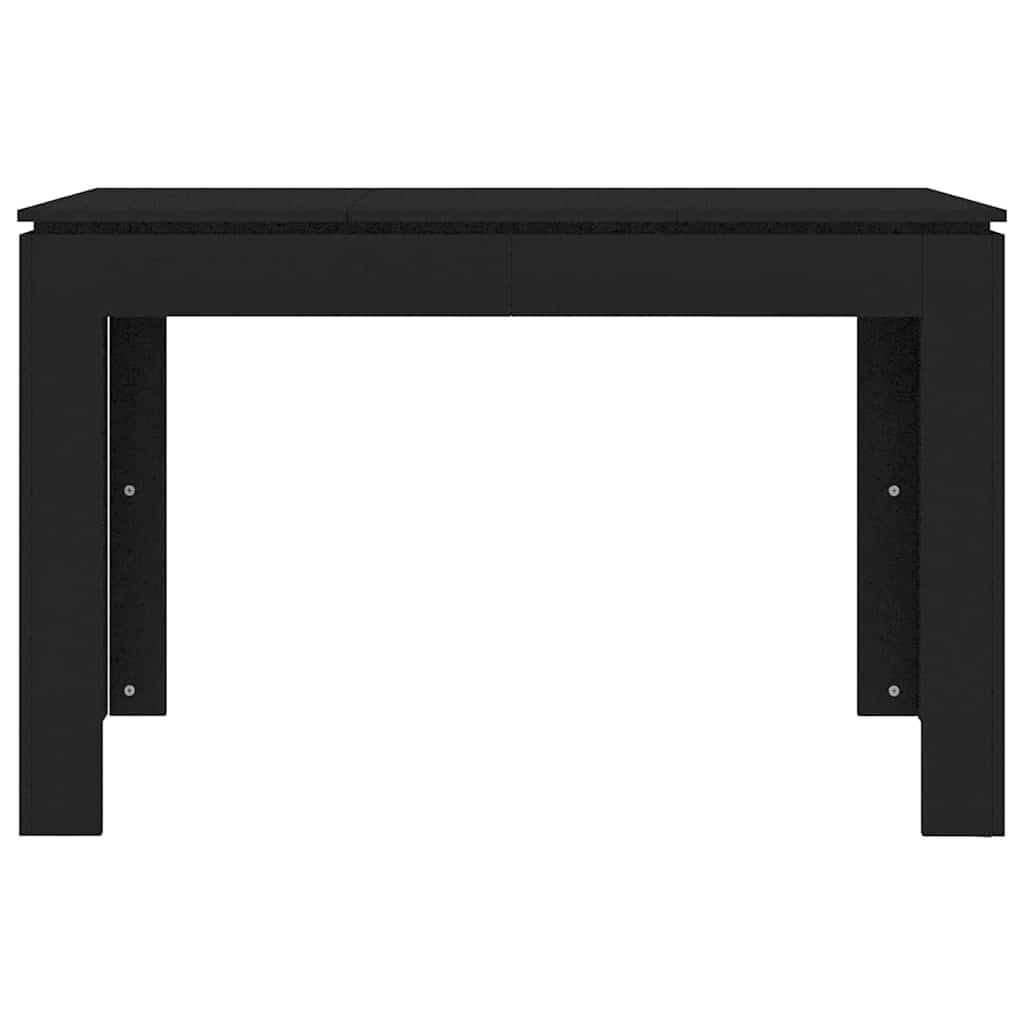 vidaXL Τραπεζαρία Μαύρη 120 x 60 x 76 εκ. από Επεξ. Ξύλο
