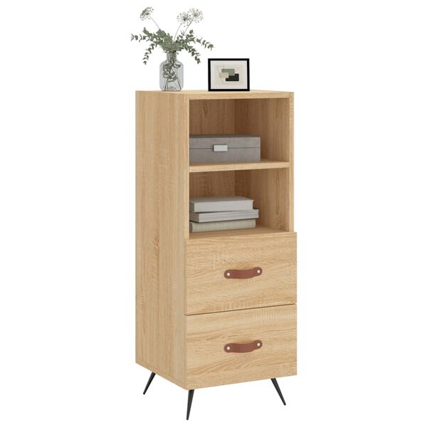 vidaXL Ντουλάπι Sonoma Δρυς 34,5x34x90 εκ. από Επεξεργασμένο Ξύλο