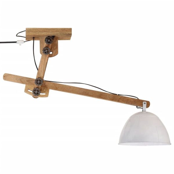vidaXL Φωτιστικό Οροφής 25 W Λευκό 105x30x65-108 εκ. Ε27