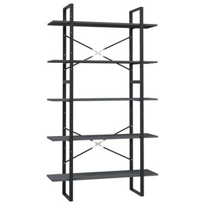 vidaXL &Beta;&iota;&beta;&lambda;&iota;&omicron;&theta;ή&kappa;&eta; &mu;&epsilon; 5 &Rho;ά&phi;&iota;&alpha; &Gamma;&kappa;&rho;&iota; 100 x 30 x 175 &epsilon;&kappa; &alpha;&pi;ό &Xi;ύ&lambda;&omicron; &Pi;&epsilon;ύ&kappa;&omicron;&upsilon;