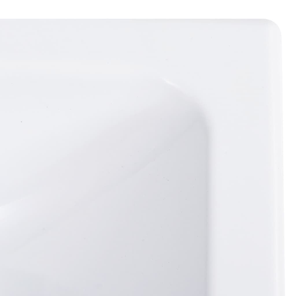 vidaXL Νιπτήρας Λευκός 400 x 220 x 90 χιλ. από SMC