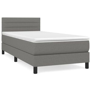 vidaXL &Kappa;&rho;&epsilon;&beta;ά&tau;&iota; Boxspring &mu;&epsilon; &Sigma;&tau;&rho;ώ&mu;&alpha; &Sigma;&kappa;&omicron;ύ&rho;&omicron; &Gamma;&kappa;&rho;&iota; 80x200 &epsilon;&kappa;. &Upsilon;&phi;&alpha;&sigma;&mu;ά&tau;&iota;&nu;&omicron;
