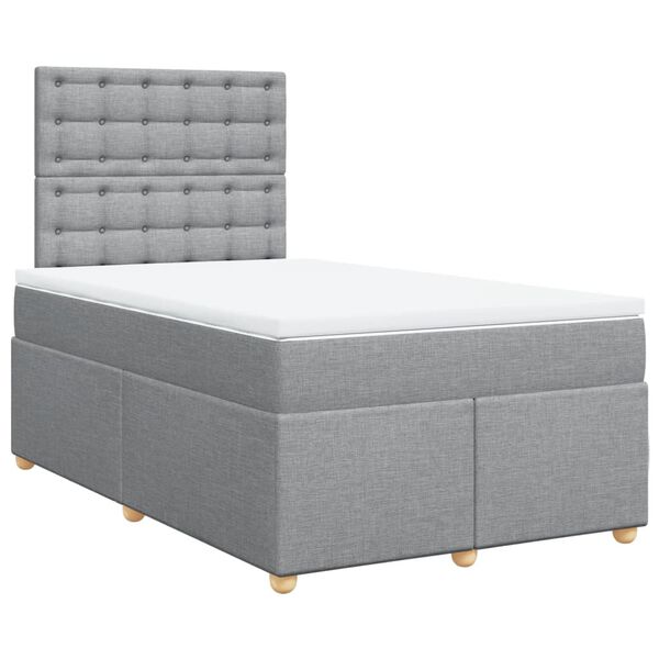 vidaXL &Kappa;&rho;&epsilon;&beta;ά&tau;&iota; Boxspring &mu;&epsilon; &Sigma;&tau;&rho;ώ&mu;&alpha; &Alpha;&nu;&omicron;&iota;&chi;&tau;ό &Gamma;&kappa;&rho;&iota; 120x190 &epsilon;&kappa;. &Upsilon;&phi;&alpha;&sigma;&mu;ά&tau;&iota;&nu;&omicron;