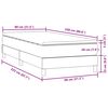 vidaXL &Kappa;&rho;&epsilon;&beta;ά&tau;&iota; Boxspring &mu;&epsilon; &Sigma;&tau;&rho;ώ&mu;&alpha; &Sigma;&kappa;&omicron;ύ&rho;&omicron; &Gamma;&kappa;&rho;&iota; 80x220 &epsilon;&kappa;. &Beta;&epsilon;&lambda;&omicron;ύ&delta;&iota;&nu;&omicron;