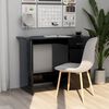 vidaXL Γραφείο Γυαλιστερό Μαύρο 100 x 50 x 76 εκ. από Μοριοσανίδα