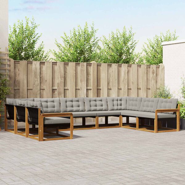 vidaXL &Sigma;&epsilon;&iota;&rho;ά &Kappa;&alpha;&nu;&alpha;&pi;έ &Epsilon;&xi;&omega;&tau;&epsilon;&rho;&iota;&kappa;&omicron;ύ 9 pcs &Phi;&upsilon;&sigma;&iota;&kappa;ό &kappa;&alpha;&iota; &Alpha;&nu;&omicron;&iota;&chi;&tau;ό &Gamma;&kappa;&rho;&iota;