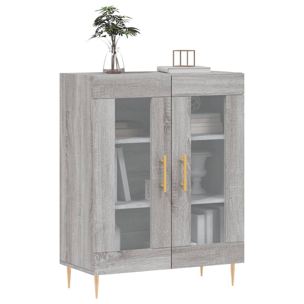 vidaXL Ντουλάπι Γκρι Sonoma 69,5 x 34 x 90 εκ. από Επεξεργασμένο Ξύλο