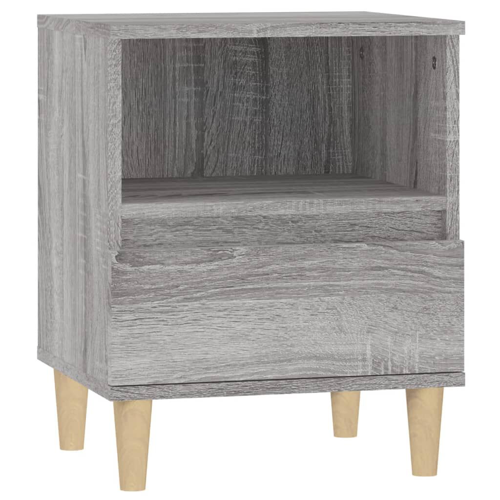 vidaXL Κομοδίνα 2 Τεμ. Γκρι Sonoma 40x35x50 εκ.