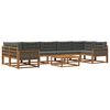 vidaXL &Sigma;&epsilon;&iota;&rho;ά &Kappa;&alpha;&nu;&alpha;&pi;έ &Epsilon;&xi;&omega;&tau;&epsilon;&rho;&iota;&kappa;&omicron;ύ &mu;&epsilon; &mu;&alpha;&xi;&iota;&lambda;ά&rho;&iota; 8 pcs &Phi;&upsilon;&sigma;&iota;&kappa;ό &kappa;&alpha;&iota; &Alpha;&nu;&theta;&rho;&alpha;&kappa;ί