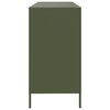 vidaXL Sideboard Ελαιοπράσινο 135x39x73,5 cm Ατσάλι ψυχρής έλασης