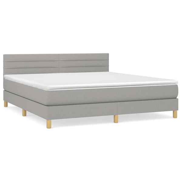 vidaXL &Kappa;&rho;&epsilon;&beta;ά&tau;&iota; Boxspring &mu;&epsilon; &Sigma;&tau;&rho;ώ&mu;&alpha; &Alpha;&nu;&omicron;&iota;&chi;&tau;ό &Gamma;&kappa;&rho;&iota; 180x200 &epsilon;&kappa;. &Upsilon;&phi;&alpha;&sigma;&mu;ά&tau;&iota;&nu;&omicron;