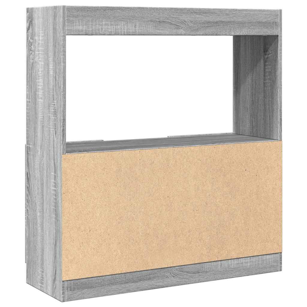 vidaXL Ντουλάπι Γκρι Sonoma 92x33x100 εκ. από Επεξεργασμένο Ξύλο
