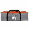 vidaXL Σκηνή Camping Γκρι και πορτοκαλί 275 x 230 x 140 εκ.