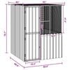 vidaXL Κλουβί Πουλιών με αποθήκευση Ανθρακί 154 x 154 x 200 εκ.