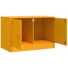 vidaXL Έπιπλο Τηλεόρασης Μουσταρδί Κίτρινο 67x39x44 εκ. από Ατσάλι