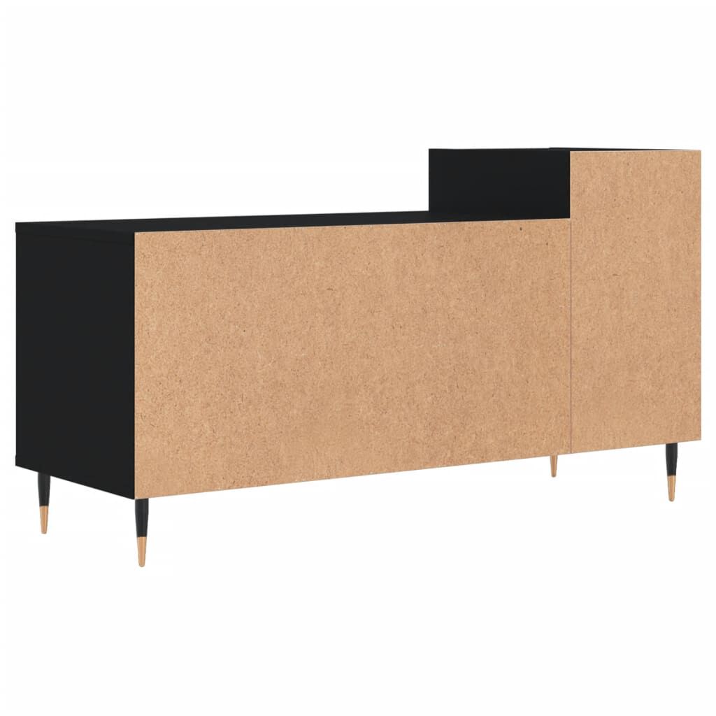 vidaXL Έπιπλο Τηλεόρασης Μαύρο 100x35x55 εκ. Επεξ. Επεξεργασμένο Ξύλο