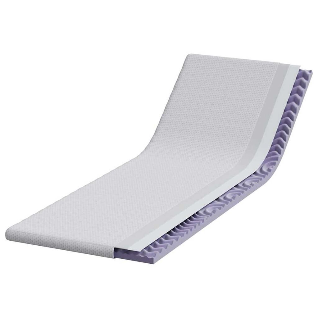 vidaXL Στρώματα Λευκό 70 x 200 cm 100% ύφασμα πολυεστέρα με τζακάρ