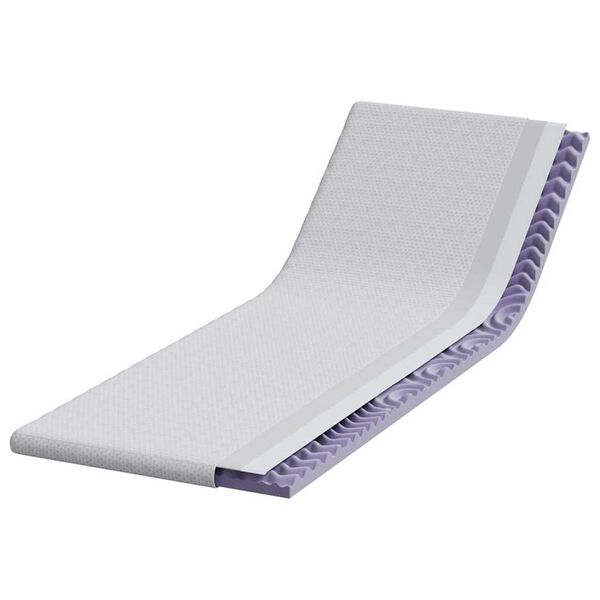 vidaXL Στρώματα Λευκό 70 x 200 cm 100% ύφασμα πολυεστέρα με τζακάρ