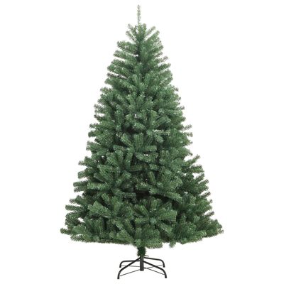 vidaXL Χριστουγεννιάτικο Δέντρο Τεχνητό Αρθρωτό Με Βάση Πράσινο 180εκ.
